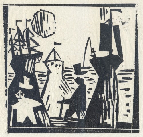 Lyonel feininger abend am - abend,