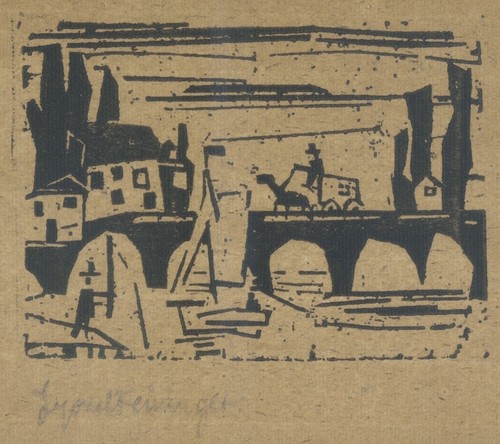 Lyonel feininger wagen auf - feininger,