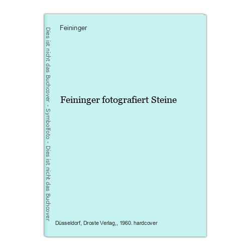 Feininger fotografiert steine - fotografiert,