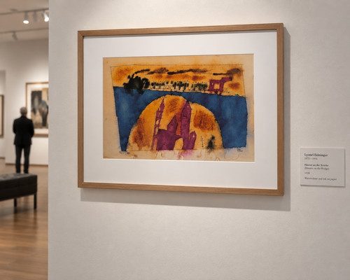 Lyonel feininger blauer - lyonel, brucke
