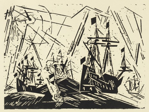 Lyonel feininger hansaflotte - lyonel,