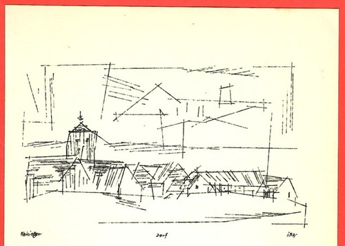 Dorf lyonel feininger - lyonel, (1958)