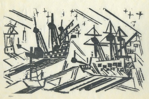 Lyonel feininger schiffe - feininger,